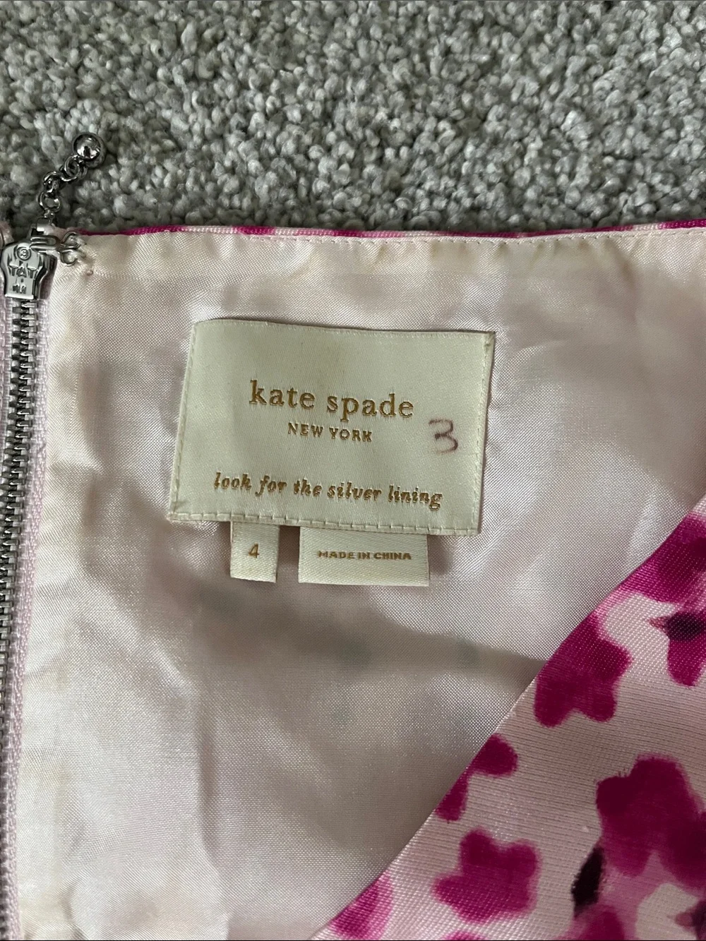 kate spade Pink and White Floral Dress 4